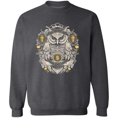 Owl Crest Pullover Sweatshirt