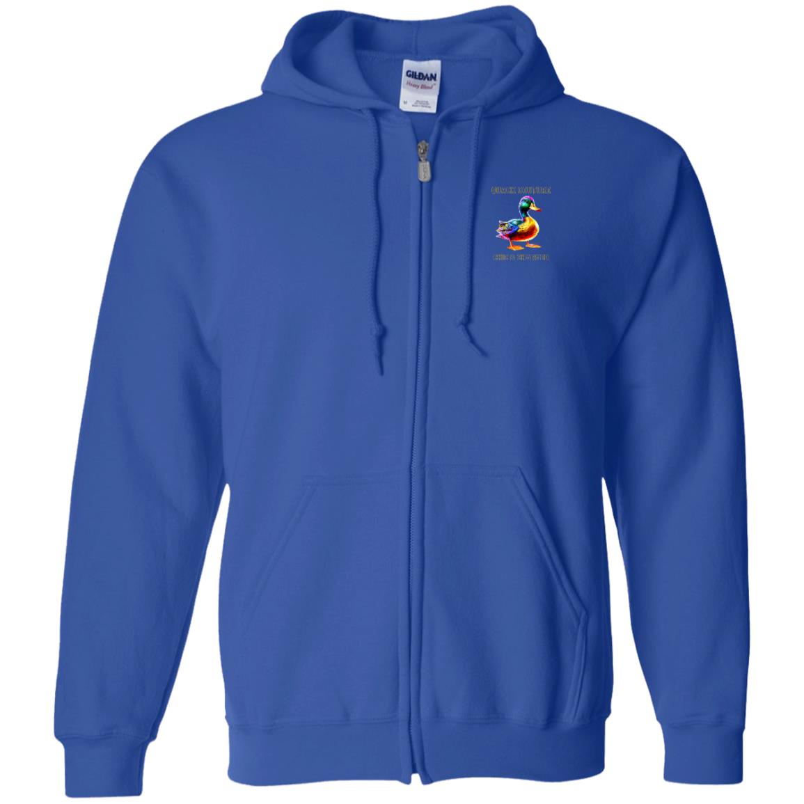 Birdseye "Wood Duck" Zip-Up Hoodie