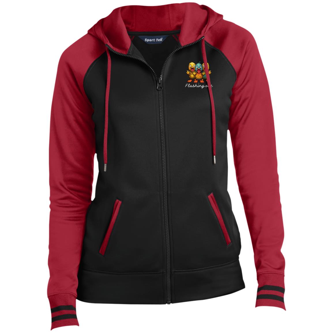 Birdseye "Flashing Out" Full-Zip Hoodie