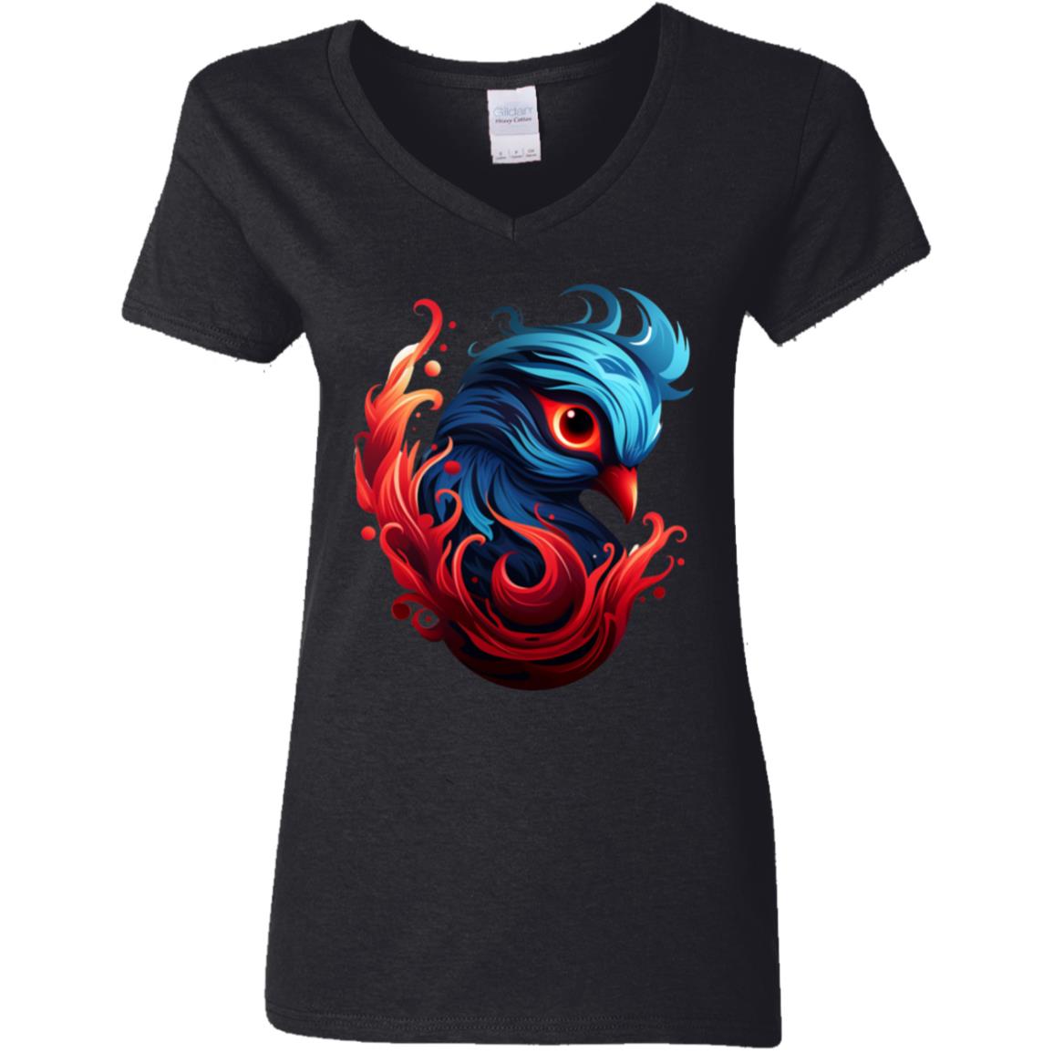 Birdseye "Phoenix" V-Neck Tee