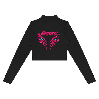 Birdseye Pink Star Crop Jacket