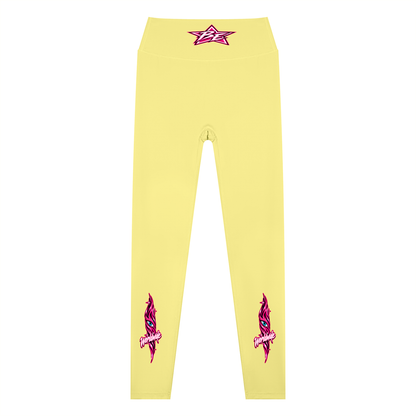 Birdseye Pink Star Leggings