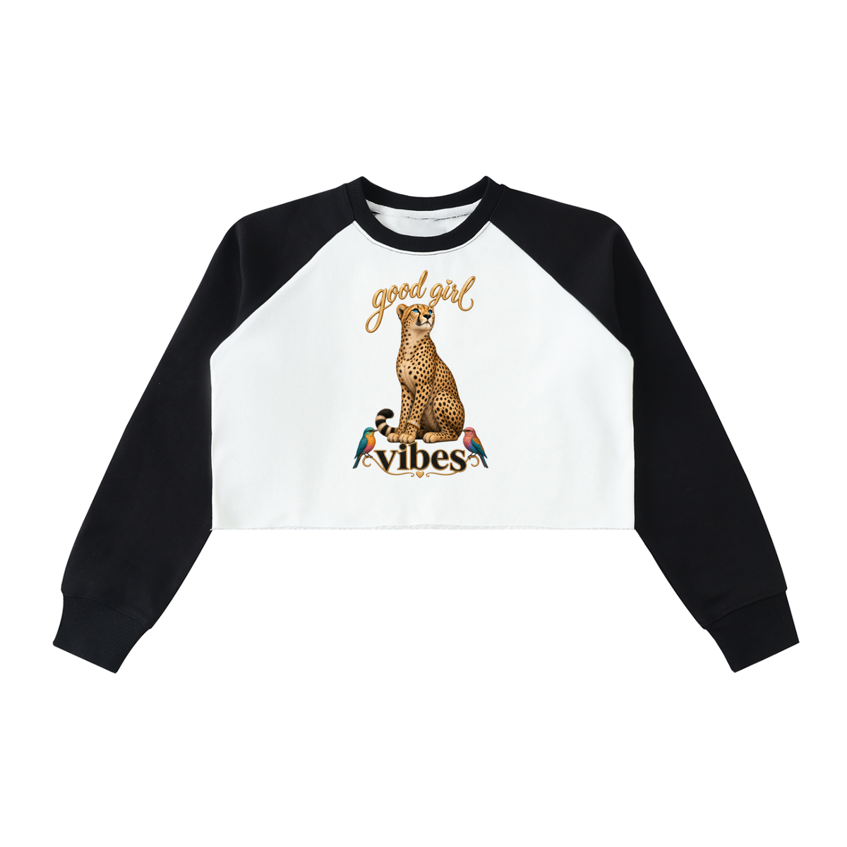 Good Girl Vibes Crop Raglan