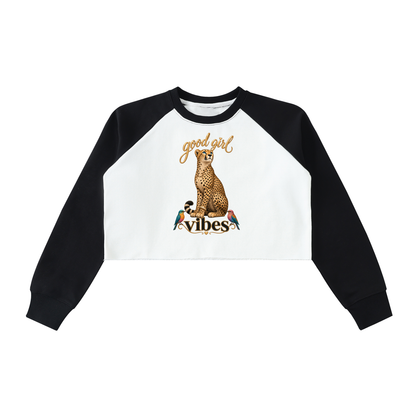 Good Girl Vibes Crop Raglan