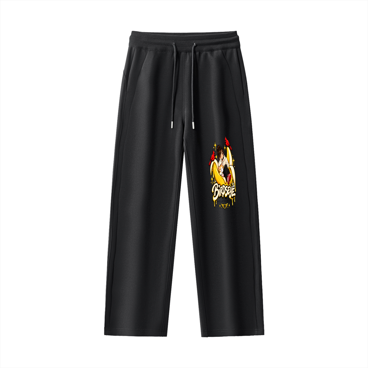 Fire Bird Straight-Leg Sweats
