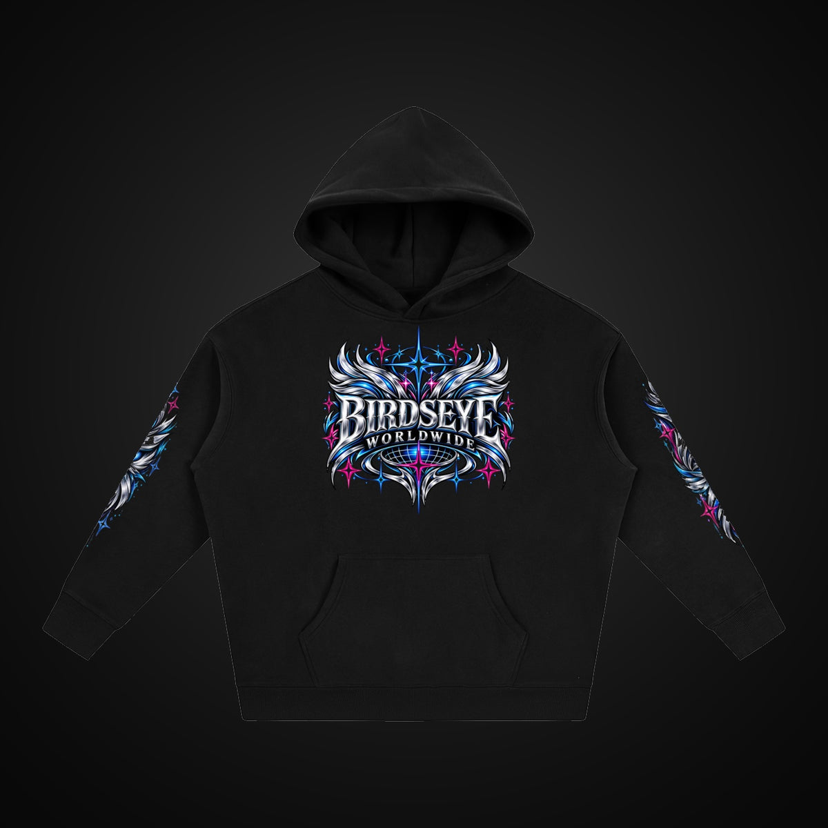 Birdseye Worldwide Hoodie front
