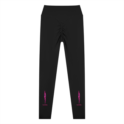 Birdseye Pink Star Leggings