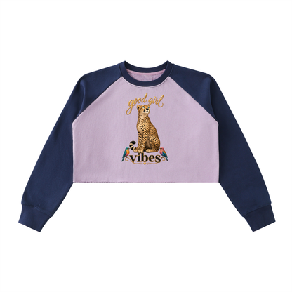 Good Girl Vibes Crop Raglan
