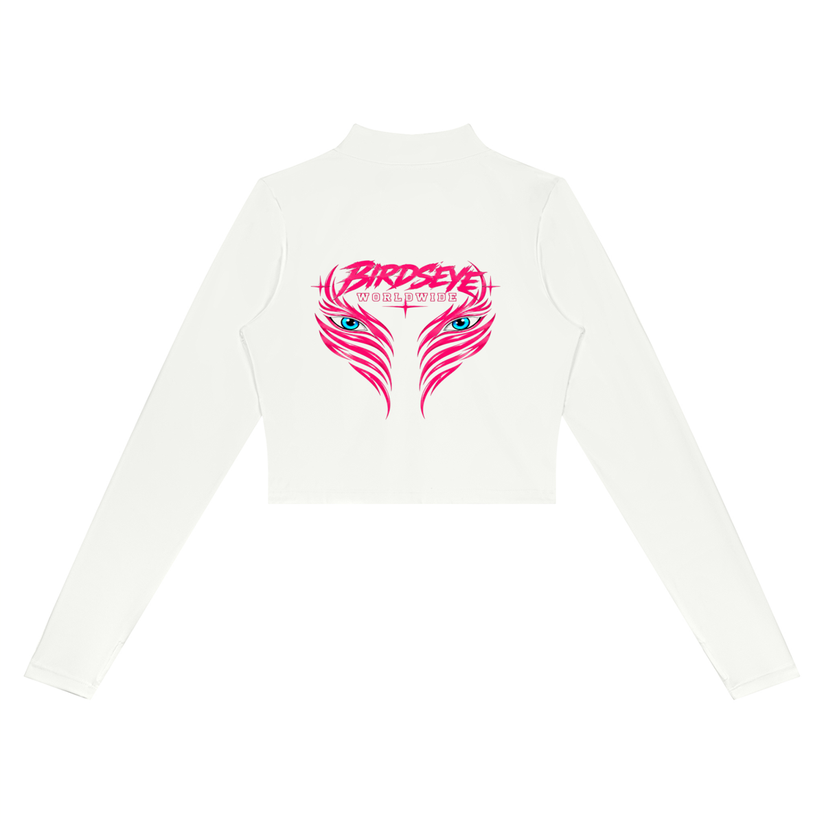 Birdseye Pink Star Crop Jacket