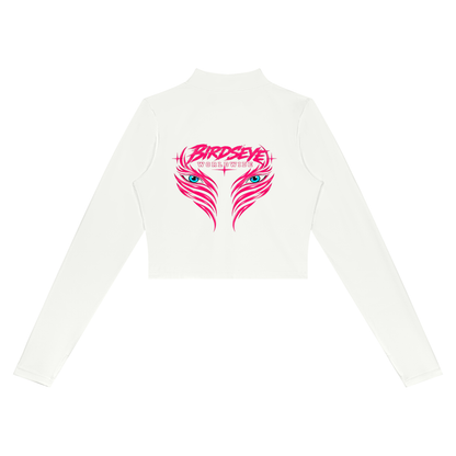 Birdseye Pink Star Crop Jacket